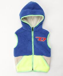 DIESEL | DIESEL KID ジュニア ユニセックス ボアベスト ジャケット(ダウンベスト)