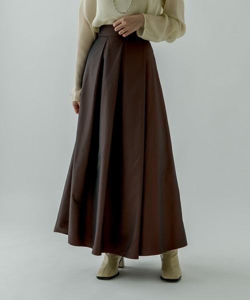 mystic（ミスティック）の「タフタラップタックスカート（スカート・レディース・ブラック/パープル/バーガンディー・1/2）」の15枚目の写真