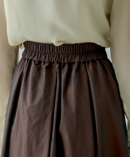 mystic（ミスティック）の「タフタラップタックスカート（スカート・レディース・ブラック/パープル/バーガンディー・1/2）」の5枚目の写真