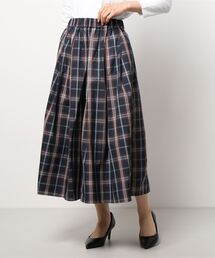 Te chichi | タフタチェックスカート(スカート)