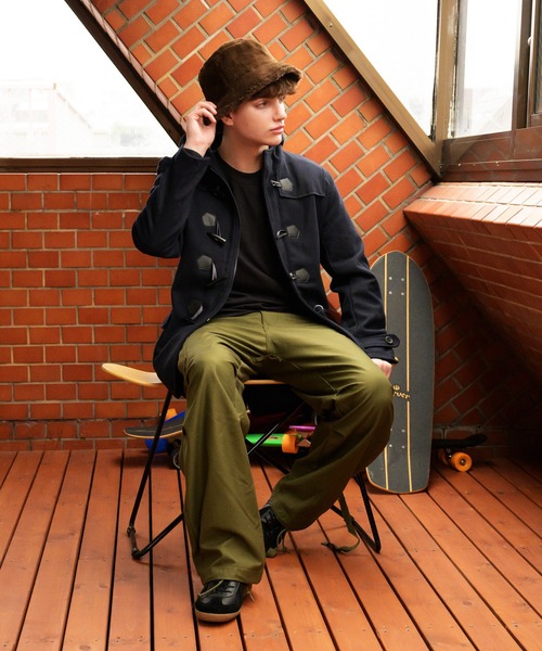 8(eight)(エイト)の「ファーバケットハット(ハット・メンズ・ブラック/ブラウン/カーキ/アイボリー/ベージュ/レオパード/ゼブラ・FREE)」の21枚目の写真