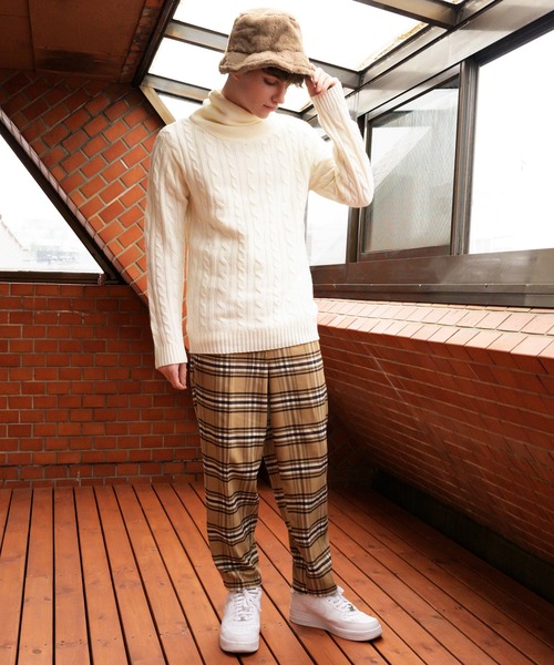 8(eight)(エイト)の「ファーバケットハット(ハット・メンズ・ブラック/ブラウン/カーキ/アイボリー/ベージュ/レオパード/ゼブラ・FREE)」の14枚目の写真