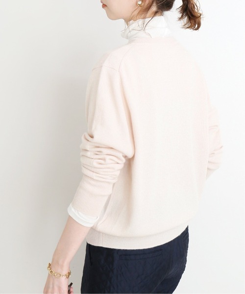 IENA(イエナ)の「カシミヤクルーネックカーディガン◆(ニット/セーター・レディース・グレー/ナチュラル/ネイビー/ピンク・FREE)」の21枚目の写真