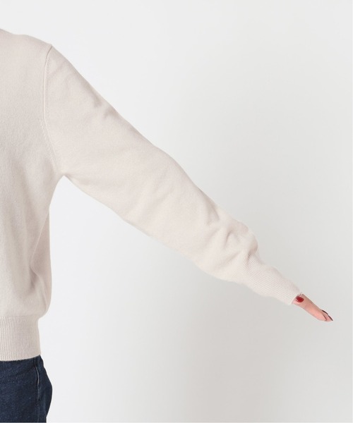 IENA(イエナ)の「カシミヤクルーネックカーディガン◆(ニット/セーター・レディース・グレー/ナチュラル/ネイビー/ピンク・FREE)」の6枚目の写真