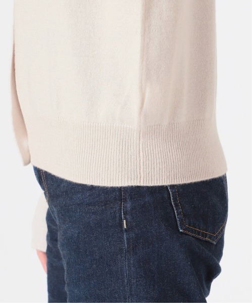 IENA(イエナ)の「カシミヤクルーネックカーディガン◆(ニット/セーター・レディース・グレー/ナチュラル/ネイビー/ピンク・FREE)」の12枚目の写真