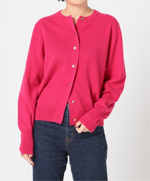 IENA(イエナ)の「カシミヤクルーネックカーディガン◆(ニット/セーター・レディース・グレー/ナチュラル/ネイビー/ピンク・FREE)」の13枚目の写真