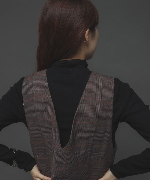 SENSE OF PLACE by URBAN RESEARCH（センスオブプレイスバイアーバンリサーチ）の「『UR TECH』 リブハイネックトップ（Tシャツ/カットソー・レディース・ブラック/アイボリー/ライトブルー・ONE）」の13枚目の写真