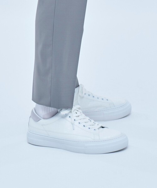 UNITED TOKYO（ユナイテッドトウキョウ）の「Emboss sneaker（スニーカー・メンズ・ホワイト/ブラック・1/2/3）」の9枚目の写真