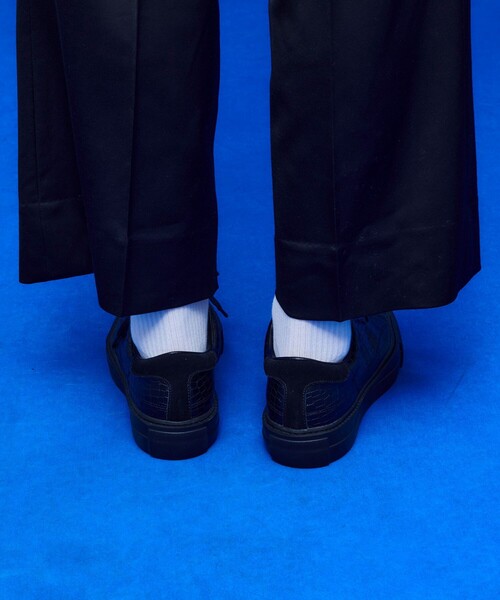 UNITED TOKYO（ユナイテッドトウキョウ）の「Emboss sneaker（スニーカー・メンズ・ホワイト/ブラック・1/2/3）」の12枚目の写真