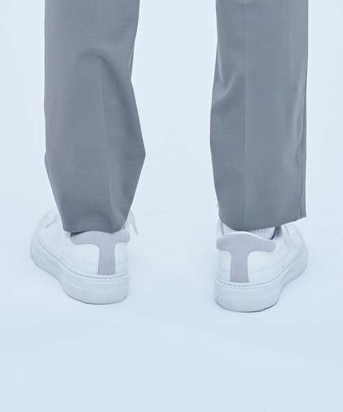 UNITED TOKYO（ユナイテッドトウキョウ）の「Emboss sneaker（スニーカー・メンズ・ホワイト/ブラック・1/2/3）」の8枚目の写真