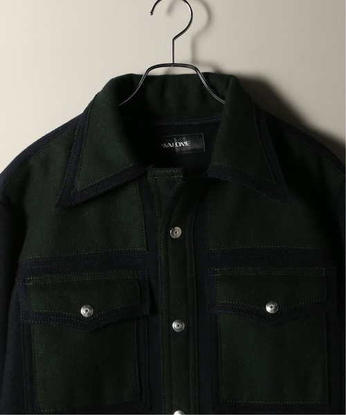 AVALONE(アヴァロン)の「AVALONE / アヴァロン OZZY 70s CUT-OFF JAKET(ブルゾン・メンズ・ネイビー・3/2)」の3枚目の写真