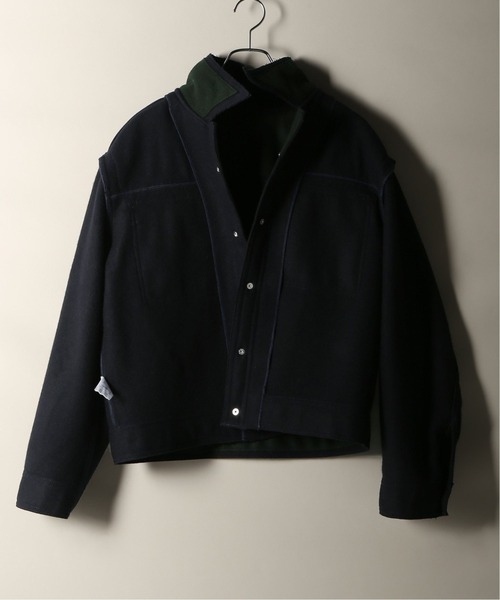 AVALONE(アヴァロン)の「AVALONE / アヴァロン OZZY 70s CUT-OFF JAKET(ブルゾン・メンズ・ネイビー・3/2)」の9枚目の写真