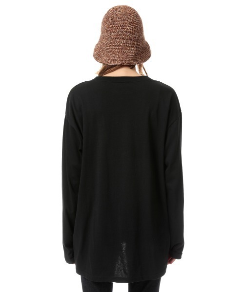 SLY（スライ）の「LUI ARAKI X SLY BIG PRINT T/SH ビッグ プリント Tシャツ（Tシャツ/カットソー・レディース・オレンジ系その他/ブラック系その他2・FREE）」の7枚目の写真