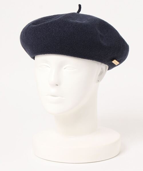 MAISON Birth(メゾンバース)の「MAISON Birth メゾンバース / PILE BERET ブークレーパイルベレー帽 / MB-19105(ハンチング/ベレー帽・レディース・ネイビー/グレー・FREE)」の2枚目の写真