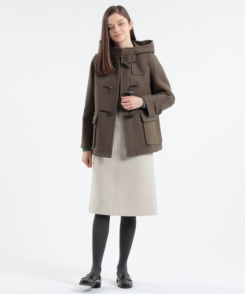 MACKINTOSH PHILOSOPHY(マッキントッシュ フィロソフィー)の「【WEB限定】リバーメルトンショートダッフルコート(ダッフルコート・レディース・ブラウン/ダークネイビー・38/36)」の7枚目の写真