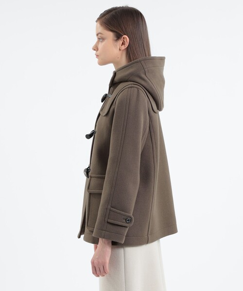 MACKINTOSH PHILOSOPHY(マッキントッシュ フィロソフィー)の「【WEB限定】リバーメルトンショートダッフルコート(ダッフルコート・レディース・ブラウン/ダークネイビー・38/36)」の14枚目の写真