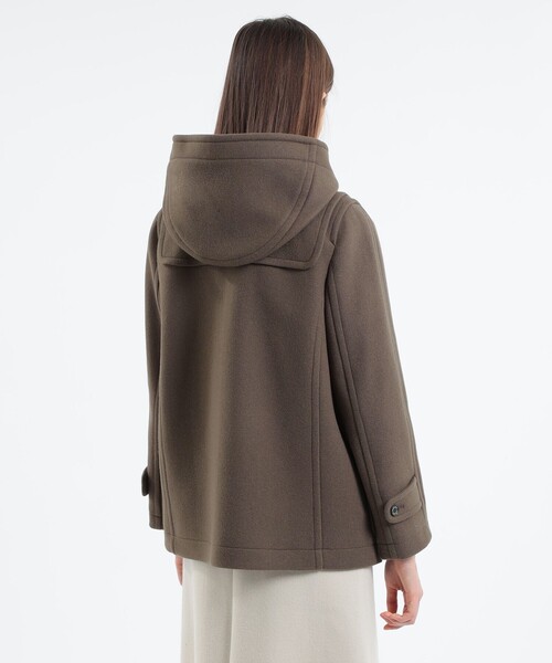 MACKINTOSH PHILOSOPHY(マッキントッシュ フィロソフィー)の「【WEB限定】リバーメルトンショートダッフルコート(ダッフルコート・レディース・ブラウン/ダークネイビー・38/36)」の3枚目の写真