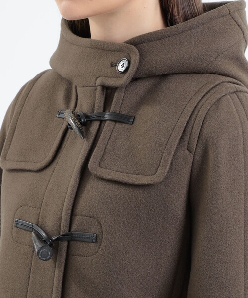 MACKINTOSH PHILOSOPHY(マッキントッシュ フィロソフィー)の「【WEB限定】リバーメルトンショートダッフルコート(ダッフルコート・レディース・ブラウン/ダークネイビー・38/36)」の9枚目の写真