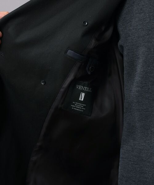 TAKEO KIKUCHI（タケオキクチ）の「◆クラシック 撥水 ダブル トレンチ コート（トレンチコート・メンズ・ネイビー/モスグリーン・02/03）」の11枚目の写真