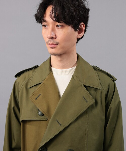TAKEO KIKUCHI（タケオキクチ）の「◇クラシック 撥水 ダブル トレンチ