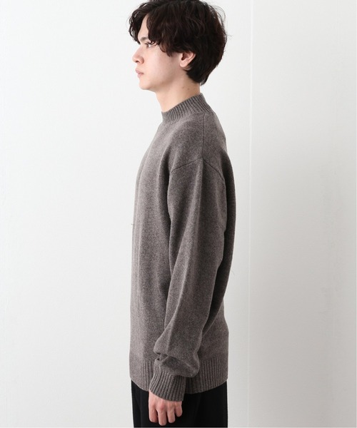 417 EDIFICE（フォーワンセブンエディフィス）の「NewEngland モックネック ニット（ニット/セーター・メンズ・ブラック/ブラウン/グリーン/アイボリー・SMALL/MEDIUM/LARGE）」の7枚目の写真