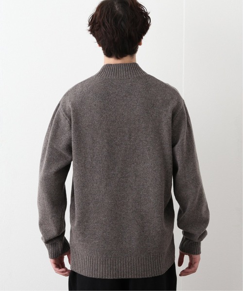 417 EDIFICE（フォーワンセブンエディフィス）の「NewEngland モックネック ニット（ニット/セーター・メンズ・ブラック/ブラウン/グリーン/アイボリー・SMALL/MEDIUM/LARGE）」の8枚目の写真