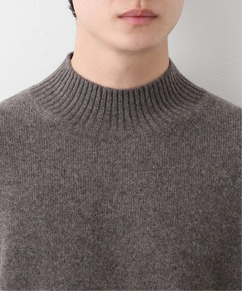 417 EDIFICE（フォーワンセブンエディフィス）の「NewEngland モックネック ニット（ニット/セーター・メンズ・ブラック/ブラウン/グリーン/アイボリー・SMALL/MEDIUM/LARGE）」の9枚目の写真