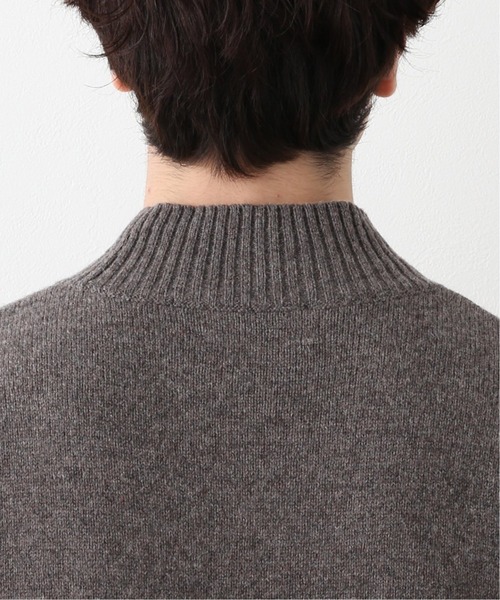 417 EDIFICE（フォーワンセブンエディフィス）の「NewEngland モックネック ニット（ニット/セーター・メンズ・ブラック/ブラウン/グリーン/アイボリー・SMALL/MEDIUM/LARGE）」の10枚目の写真