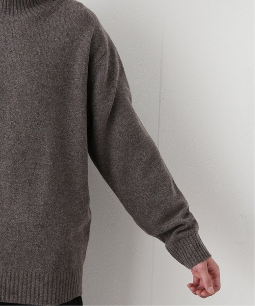 417 EDIFICE（フォーワンセブンエディフィス）の「NewEngland モックネック ニット（ニット/セーター・メンズ・ブラック/ブラウン/グリーン/アイボリー・SMALL/MEDIUM/LARGE）」の11枚目の写真