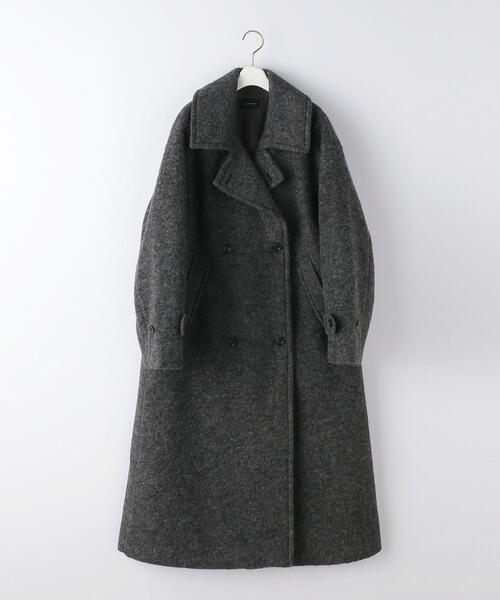 専用　green label relaxing 黒ウールコート green label relaxing（グリーンレーベルリラクシング）の