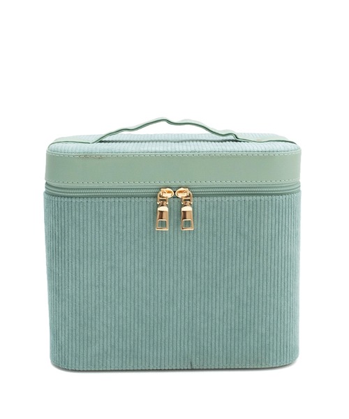 VitaFelice(ヴィータフェリーチェ)の「コーデュロイメイクボックス(ワイドトレイ)(収納グッズ・レディース・ブラック/ワイン/ピンク/グリーン・FREE)」の20枚目の写真