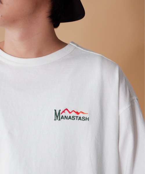 MANASTASH（マナスタッシュ）の「MANASTASH/マナスタッシュ　VENT TEE 22 ベントティー22　7123044（Tシャツ/カットソー・メンズ・ホワイト/ネイビー/グリーン/オレンジ・X-LARGE/LARGE/MEDIUM/2XL）」の7枚目の写真