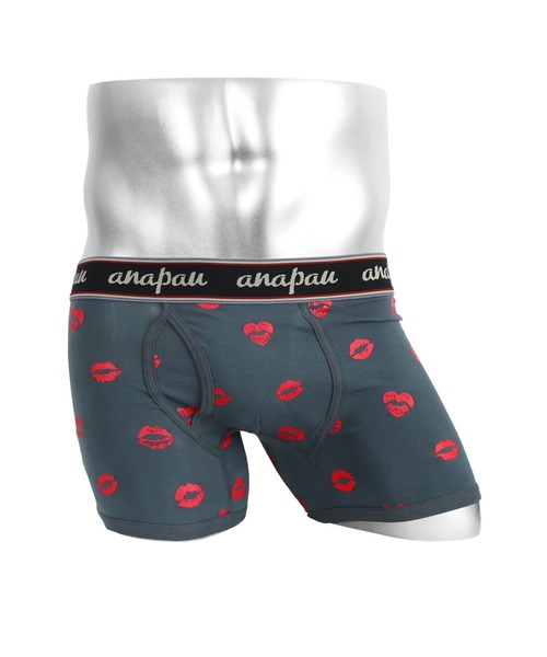 anapau（アナパウ）の「Anapau/アナパウ ボクサーパンツ メンズ アンダーウェア 男性下着 前開き ドット アニマル柄 動物 チェック 綿 国産 日本製（ボクサーパンツ・メンズ・ブラック/グレー/グリーン/グリーン系その他/ブラック系3/ブラック系5/ブラック系2/グレー系2/ブルー系/イエロー系/レッド系1/ブラウン/カモフラージュ/グリーン系カモフラージュ/ピンク/ブラック系4/グレー系カモフラージュ/ネイビー系2/ピンク系2/オレンジ/ブルー/イエロー/レッド系/ブラック系8/グリーン系1/ブラック系/グリーン系3/グレー系/グレー系1/ブラック系1/ネイビー系/ネイビー系1/ブラック系6/ネイビー系4/グリーン系4/ブラウン系/ネイビー系6/レッド系2/レッド/イエロー系2/ネイビー系8/ターコイズブルー系/ネイビー系7/イエロー系3/ブラック系9/オレンジ系その他/ブラック系7/ブラック系その他/ホワイト系その他/ベージュ系その他/オレンジ系その他3/グリーン系5/グリーン系6/グリーン系7/オリーブ/オートミール/チャコールグレー/イエロー系その他4/レッド系3/ベージュ系その他2/ターコイズブルー系1/ブラウン系1/グレー系7/グリーン系8・SMALL/MEDIUM/LARGE/X-SMALL）」の18枚目の写真