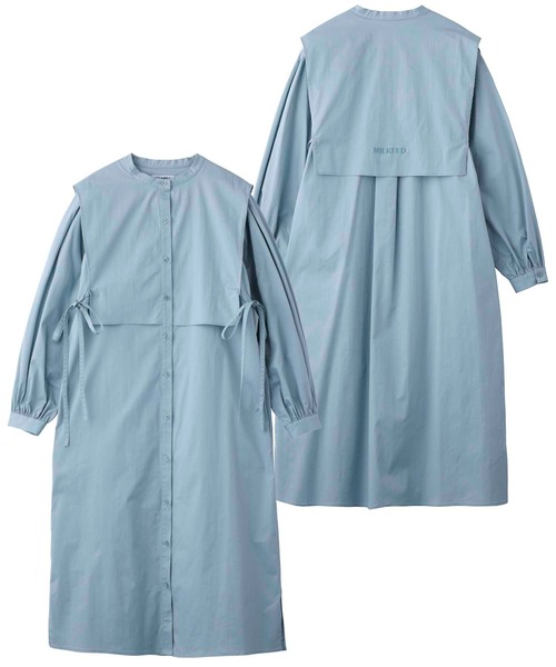 MILKFED.（ミルクフェド）の「SIDE RIBBON SHIRT DRESS（ワンピース・レディース・ホワイト/ブラック/ライトグリーン・ONE SIZE）」の20枚目の写真