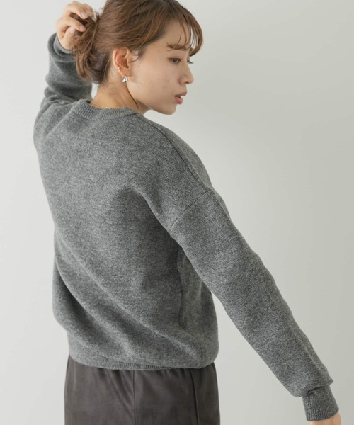 URBAN RESEARCH Sonny Label(アーバンリサーチサニーレーベル)の「ロゴジャガードプルオーバー(ニット/セーター・レディース・ブラック/グレー/モカ・FREE)」の7枚目の写真