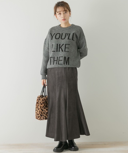 URBAN RESEARCH Sonny Label(アーバンリサーチサニーレーベル)の「ロゴジャガードプルオーバー(ニット/セーター・レディース・ブラック/グレー/モカ・FREE)」の9枚目の写真