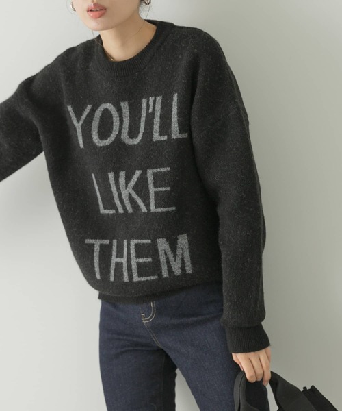 URBAN RESEARCH Sonny Label(アーバンリサーチサニーレーベル)の「ロゴジャガードプルオーバー(ニット/セーター・レディース・ブラック/グレー/モカ・FREE)」の10枚目の写真