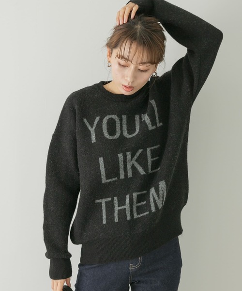 URBAN RESEARCH Sonny Label(アーバンリサーチサニーレーベル)の「ロゴジャガードプルオーバー(ニット/セーター・レディース・ブラック/グレー/モカ・FREE)」の11枚目の写真