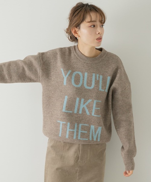 URBAN RESEARCH Sonny Label(アーバンリサーチサニーレーベル)の「ロゴジャガードプルオーバー(ニット/セーター・レディース・ブラック/グレー/モカ・FREE)」の16枚目の写真