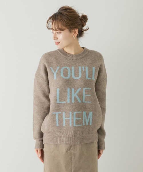 URBAN RESEARCH Sonny Label(アーバンリサーチサニーレーベル)の「ロゴジャガードプルオーバー(ニット/セーター・レディース・ブラック/グレー/モカ・FREE)」の22枚目の写真