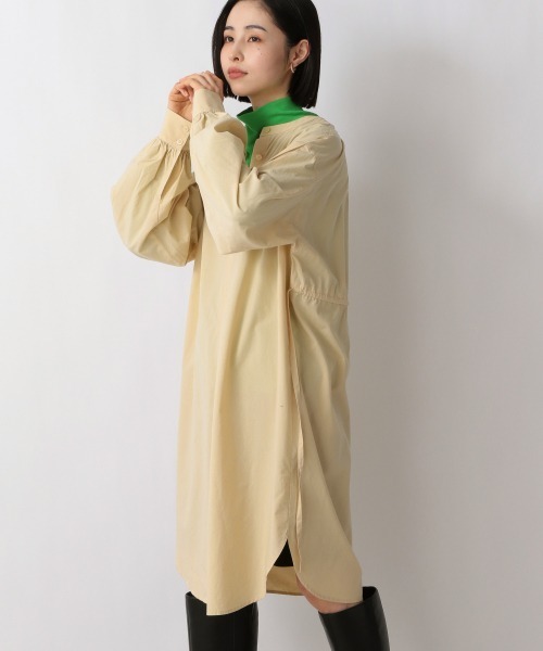 LOWRYS FARM（ローリーズファーム）の「２ＷＡＹロングシャツＬＳ　259884（シャツ/ブラウス・レディース・オフホワイト/ブラック/イエロー・FREE）」の17枚目の写真