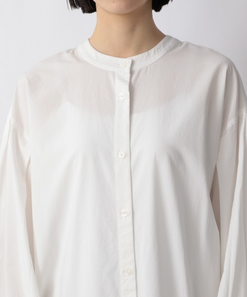 LOWRYS FARM（ローリーズファーム）の「２ＷＡＹロングシャツＬＳ　259884（シャツ/ブラウス・レディース・オフホワイト/ブラック/イエロー・FREE）」の9枚目の写真