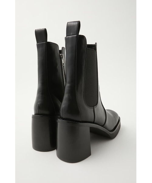 MOUSSY（マウジー）の「ROUND TOE HEEL ブーツ（ブーツ・レディース・ライトベージュ/ブラック・MEDIUM/SMALL/LARGE）」の7枚目の写真