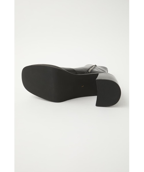 MOUSSY（マウジー）の「ROUND TOE HEEL ブーツ（ブーツ・レディース・ライトベージュ/ブラック・MEDIUM/SMALL/LARGE）」の12枚目の写真