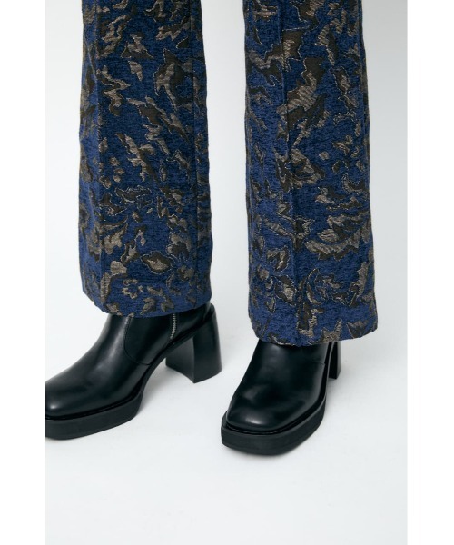 MOUSSY（マウジー）の「ROUND TOE HEEL ブーツ（ブーツ・レディース・ライトベージュ/ブラック・MEDIUM/SMALL/LARGE）」の3枚目の写真