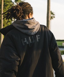 HUF パファージャケット ブラック Lサイズ HUF（ハフ）の「STANDARD PUFFER JACKET / HUF パファー