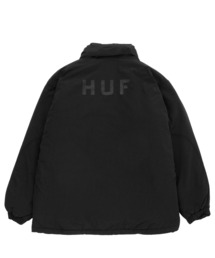 HUF パファージャケット ブラック Lサイズ HUF（ハフ）の「STANDARD PUFFER JACKET / HUF パファー