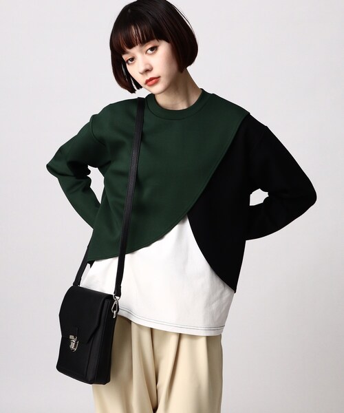 tk.TAKEO KIKUCHI（ティーケータケオキクチ）の「◆フラップスクエアボックスショルダーバッグ（ショルダーバッグ・レディース・グレー/ブラック系3/ブラック・00）」の15枚目の写真