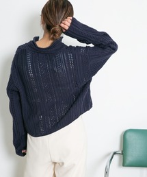 KBF | 透かし編みニットジャケット(ニット/セーター)