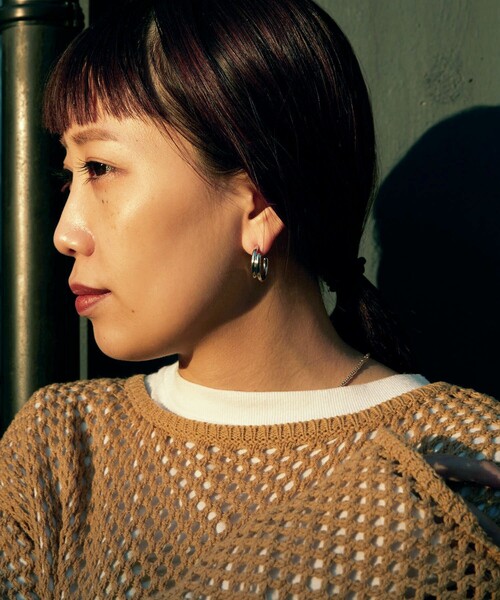 FREAK'S STORE（フリークスストア）の「【WEB限定】２ラインピアス（ピアス（両耳用）・レディース・シルバー/ゴールド・ONE SIZE）」の8枚目の写真